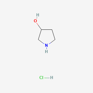 Pyrrolidin-3-ol hydrochloride chemical structure (CAS 86070-82-8)