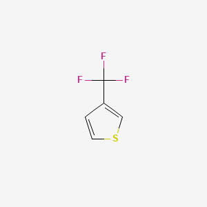 3-(Trifluoromethyl)thiophene chemical structure (CAS 86093-77-8)