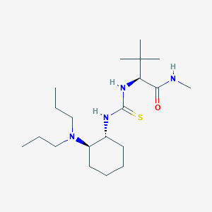 (S)-2-(3-((1R,2R)-2-(Dipropylamino)cyclohexyl)thioureido)-N,3,3-trimethylbutanamide chemical structure (CAS 860994-52-1)
