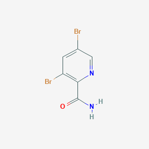 3,5-Dibromopicolinamide chemical structure (CAS 861018-86-2)