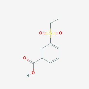 3-(Ethylsulfonyl)benzoic acid chemical structure (CAS 861079-51-8)