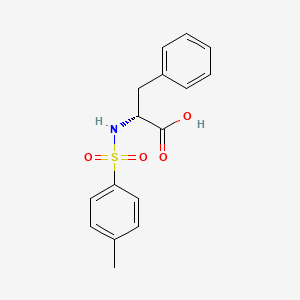 (R)-2-(4-Methylphenylsulfonamido)-3-phenylpropanoic acid chemical structure (CAS 86117-53-5)