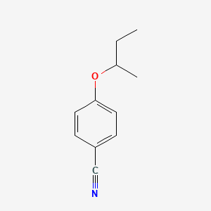 4-(Sec-butoxy)benzonitrile chemical structure (CAS 86120-21-0)