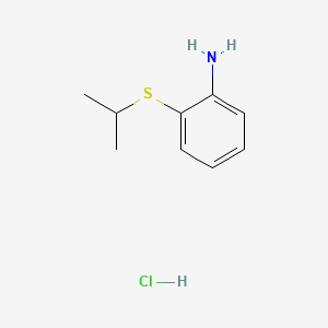 2-(Isopropylthio)aniline hydrochloride chemical structure (CAS 861343-73-9)
