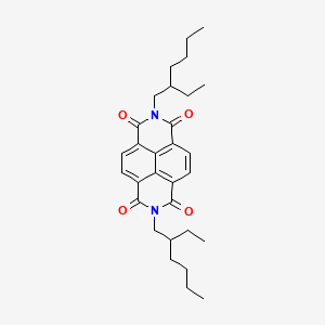 2,7-Bis(2-ethylhexyl)benzo[lmn][3,8]phenanthroline-1,3,6,8(2H,7H)-tetraone chemical structure (CAS 861402-48-4)