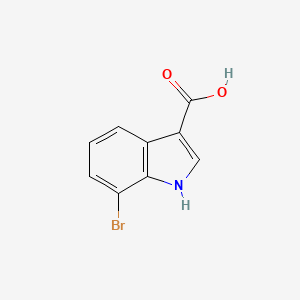 7-Bromoindole-3-carboxylic Acid chemical structure (CAS 86153-25-5)
