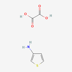 Thiophen-3-amine xoxalate chemical structure (CAS 861965-63-1)