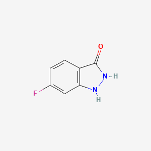 6-Fluoro-1H-indazol-3(2H)-one chemical structure (CAS 862274-39-3)