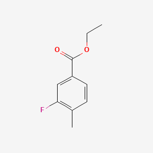 Ethyl 3-fluoro-4-methylbenzoate chemical structure (CAS 86239-00-1)