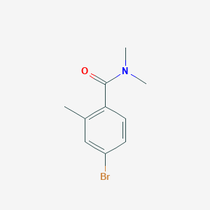 4-Bromo-N,N,2-trimethylbenzamide chemical structure (CAS 862470-12-0)