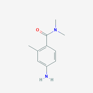 4-Amino-N,N,2-trimethylbenzamide chemical structure (CAS 862470-14-2)
