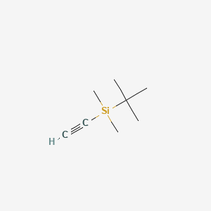 tert-Butyldimethylsilylacetylene chemical structure (CAS 86318-61-8)