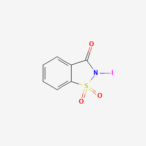 2-Iodobenzo[d]isothiazol-3(2H)-one 1,1-dioxide chemical structure (CAS 86340-94-5)