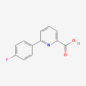 6-(4-Fluorophenyl)picolinic acid chemical structure (CAS 863704-60-3)