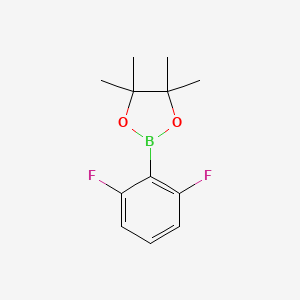 2-(2,6-Difluorophenyl)-4,4,5,5-tetramethyl-1,3,2-dioxaborolane chemical structure (CAS 863868-37-5)