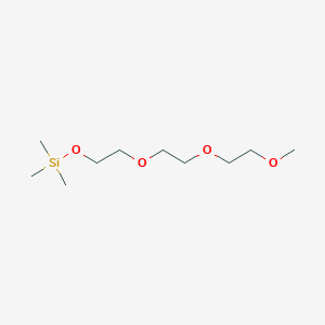 2,2-Dimethyl-3,6,9,12-tetraoxa-2-silatridecane chemical structure (CAS 864079-62-9)