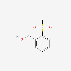 2-(Methylsulfonyl)benzyl Alcohol chemical structure (CAS 864265-08-7)