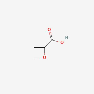 Oxetane-2-carboxylic acid chemical structure (CAS 864373-47-7)