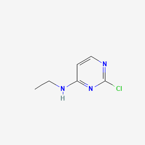 2-Chloro-N-ethylpyrimidin-4-amine chemical structure (CAS 86443-51-8)