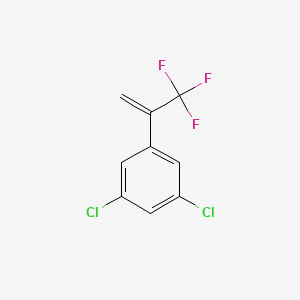 1,3-Dichloro-5-(3,3,3-trifluoroprop-1-en-2-yl)benzene chemical structure (CAS 864725-22-4)