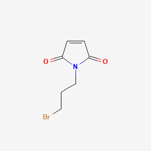 1-(3-Bromopropyl)-1H-pyrrole-2,5-dione chemical structure (CAS 864937-28-0)