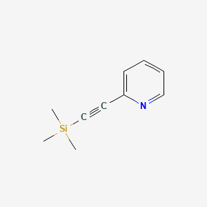 2-((Trimethylsilyl)ethynyl)pyridine chemical structure (CAS 86521-05-3)