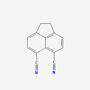 1,2-Dihydroacenaphthylene-5,6-dicarbonitrile chemical structure (CAS 86528-79-2)