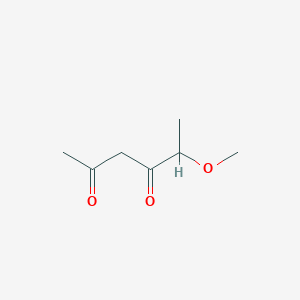 5-Methoxyhexane-2,4-dione chemical structure (CAS 865302-72-3)