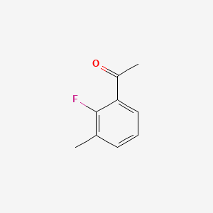 1-(2-Fluoro-3-methylphenyl)ethanone chemical structure (CAS 865664-05-7)