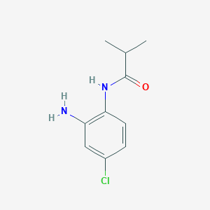 N-(2-Amino-4-chlorophenyl)isobutyramide chemical structure (CAS 86569-49-5)