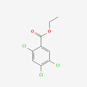 Ethyl 2,4,5-trichlorobenzoate chemical structure (CAS 86569-86-0)
