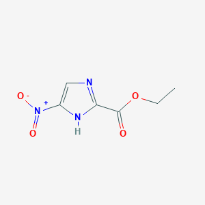 Ethyl 5-nitro-1H-imidazole-2-carboxylate chemical structure (CAS 865998-46-5)
