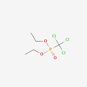 Diethyltrichloromethylphosphonate chemical structure (CAS 866-23-9)