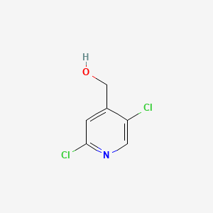 (2,5-Dichloropyridin-4-yl)methanol chemical structure (CAS 866039-42-1)