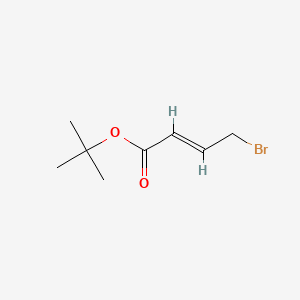 (E)-tert-Butyl 4-bromobut-2-enoate chemical structure (CAS 86606-04-4)