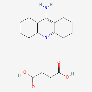 1,2,3,4,5,6,7,8-Octahydroacridin-9-amine succinate chemical structure (CAS 866245-79-6)