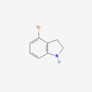 4-Bromoindoline chemical structure (CAS 86626-38-2)