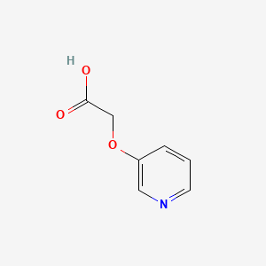 3-Pyridyloxyacetic acid chemical structure (CAS 86649-57-2)