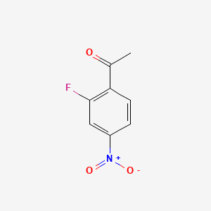 1-(2-Fluoro-4-nitrophenyl)ethanone chemical structure (CAS 866579-96-6)