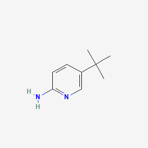 5-(tert-Butyl)pyridin-2-amine chemical structure (CAS 866620-21-5)