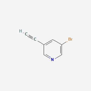 3-Bromo-5-ethynylpyridine chemical structure (CAS 866683-52-5)
