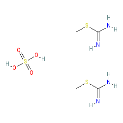 2-Methyl-2-thiopseudourea hemisulfate chemical structure (CAS 867-44-7)