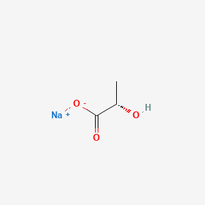 Sodium (S)-2-hydroxypropanoate chemical structure (CAS 867-56-1)