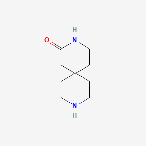3,9-Diazaspiro[5.5]undecan-2-one chemical structure (CAS 867006-20-0)