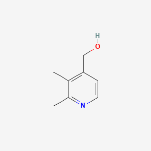 (2,3-Dimethylpyridin-4-yl)methanol chemical structure (CAS 867141-54-6)