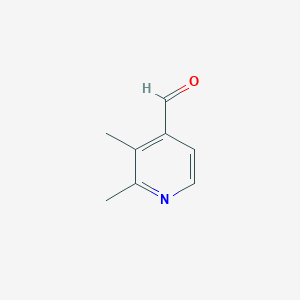 2,3-Dimethylisonicotinaldehyde chemical structure (CAS 867141-55-7)