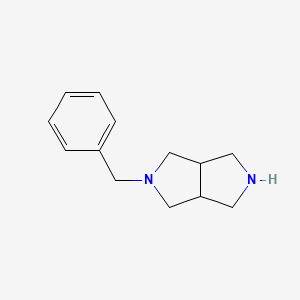2-Benzyloctahydropyrrolo[3,4-c]pyrrole chemical structure (CAS 86732-22-1)