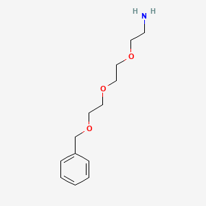 2-(2-(2-(Benzyloxy)ethoxy)ethoxy)ethan-1-amine chemical structure (CAS 86770-75-4)