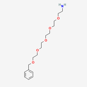 Benzyl-peg5-amine chemical structure (CAS 86770-77-6)