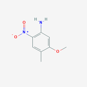 5-Methoxy-4-methyl-2-nitroaniline chemical structure (CAS 86771-76-8)